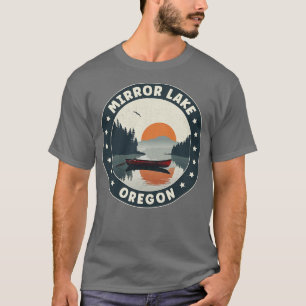 Camiseta Espejo Lago Oregon Sunset