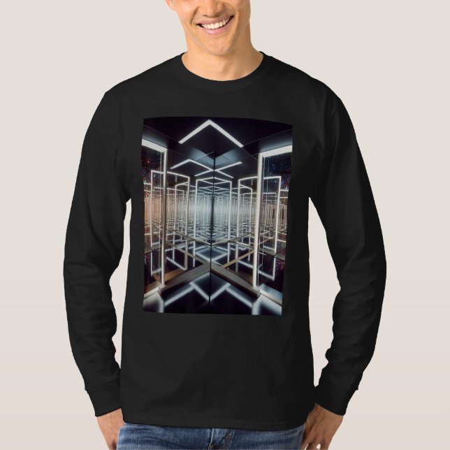 Camiseta Espejos infinitos Mesmerización de Espejo de profu (Anverso)