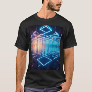 Camiseta Espejos infinitos Mesmerización del diseño de arte