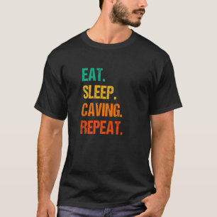 Camiseta Espeleología de repetición de castor de la cueva d