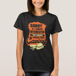 Camiseta Espeleología para un castor de fondo