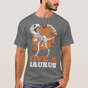 Camiseta Espeluznante 5A Saurus Dinosaur Skeleton T re Pump