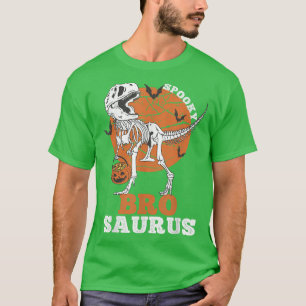 Camiseta Espeluznante Bro Saurus Dinosaur Skeleton T re Pum