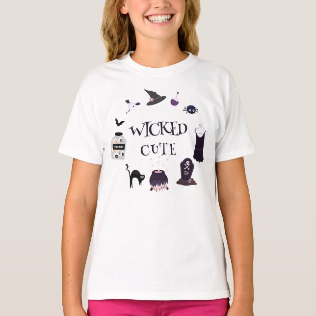 Camiseta Espeluznante bruja Halloween (Anverso)