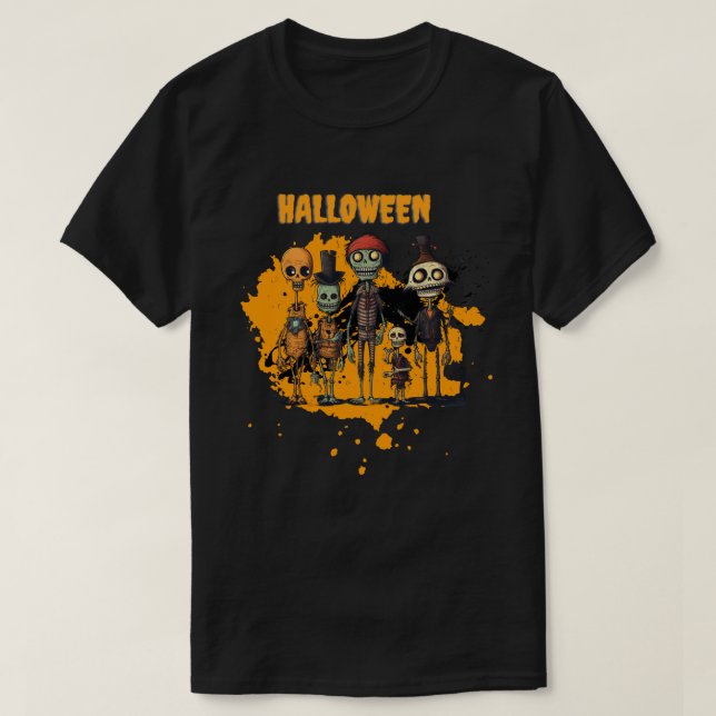 Camiseta Espeluznante Crew Halloween (Diseño del anverso)
