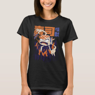 Camiseta Espeluznante criatura asiática japonesa