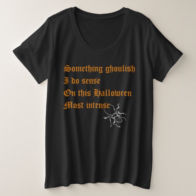 Camiseta espeluznante de Halloween (Anverso del diseño)