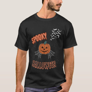Camiseta espeluznante de Halloween, Camiseta linda