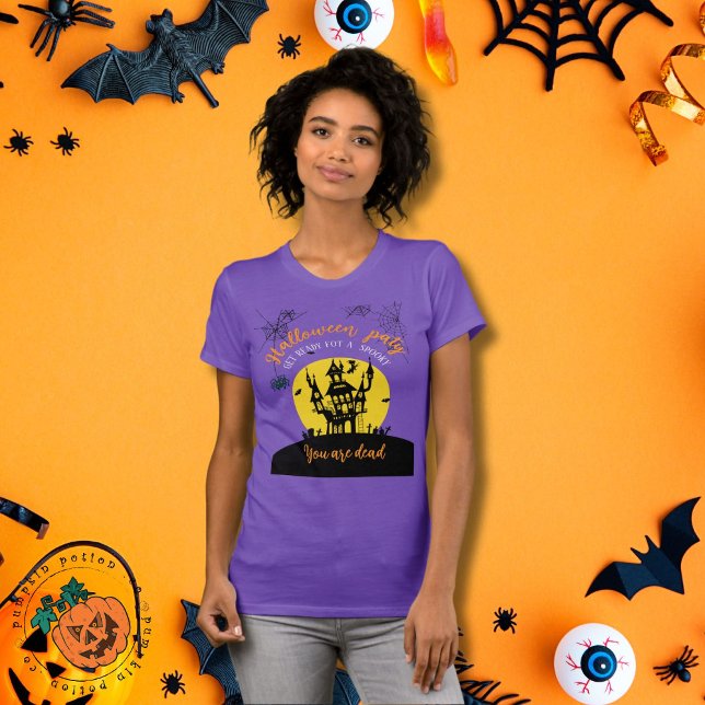 Camiseta espeluznante de Halloween - Casa embrujad (Subido por el creador)