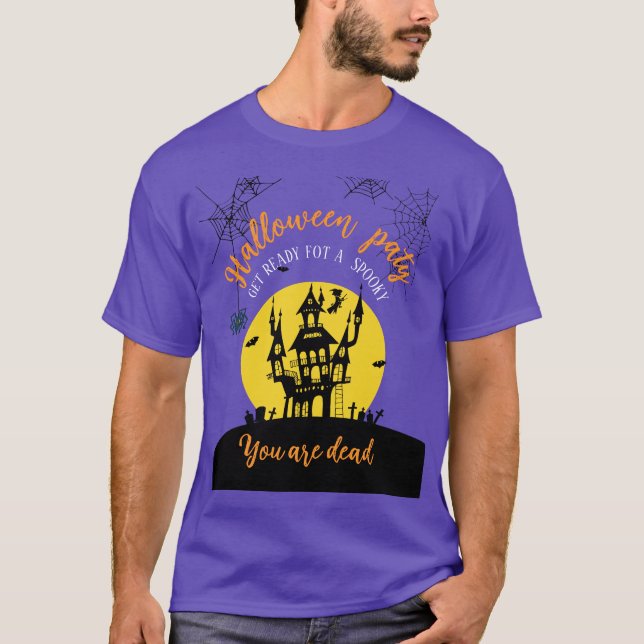 Camiseta espeluznante de Halloween - Casa embrujad (Anverso)