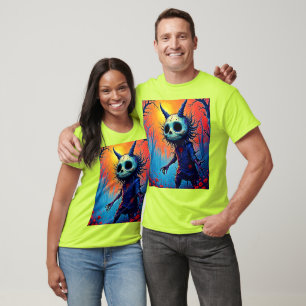 Camiseta Espeluznante demonio en el diseño de Spooky Woods