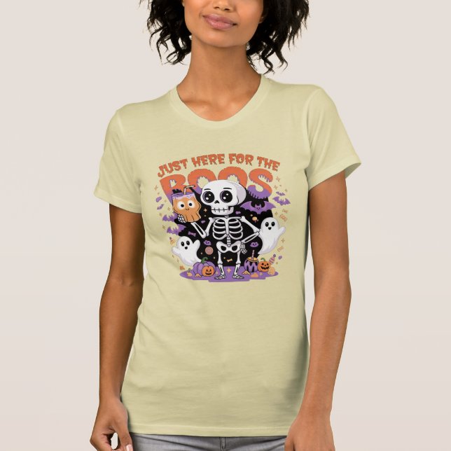 Camiseta Espeluznante fiesta de Halloween (Anverso)