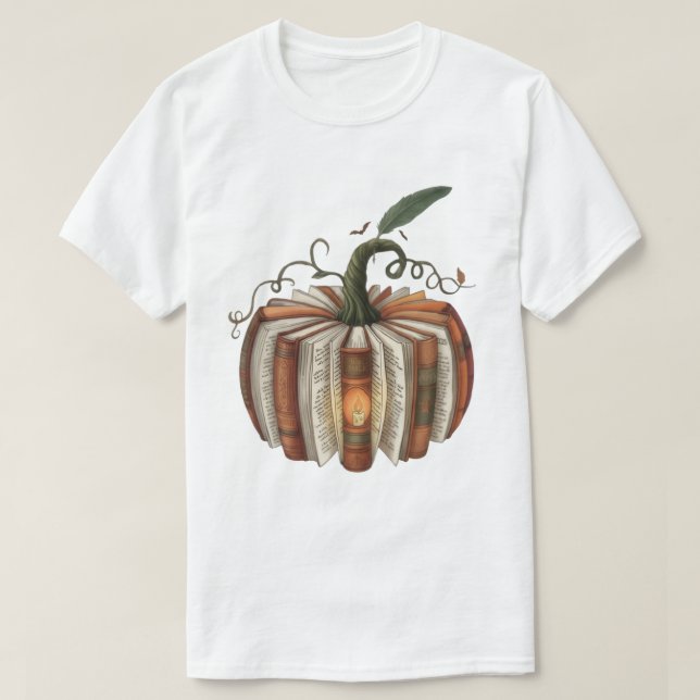Camiseta espeluznante Halloween" (Diseño del anverso)