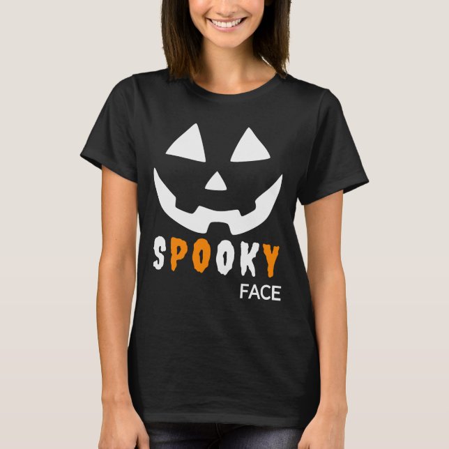 Camiseta espeluznante halloween (Anverso)