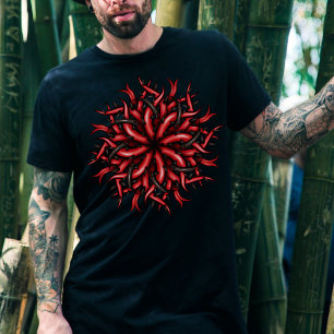 Camiseta Espeluznante horror Demon Tentacles Arte oscuro