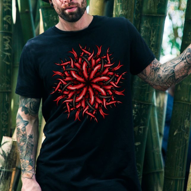 Camiseta Espeluznante horror Demon Tentacles Arte oscuro (Subido por el creador)