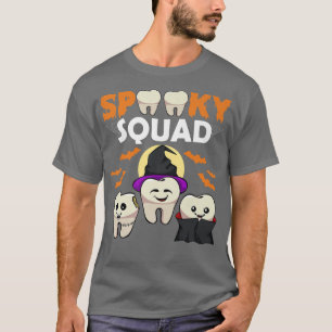 Camiseta Espeluznante Lazy Halloween disfraz odontológico