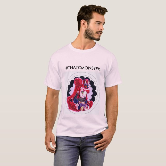 Camiseta espeluznante, linda de CMonster (Anverso completo)