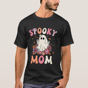 Camiseta Espeluznante mamá Cumpleaños Retro Hippie Hallowee