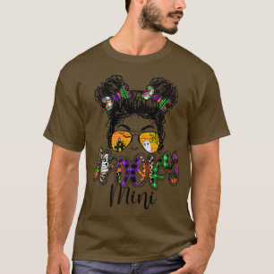 Camiseta Espeluznante Mini Halloween Messy Bun Mimi Nieta