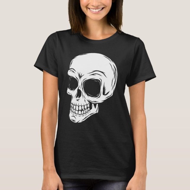 Camiseta Espeluznante Muerte Nocturna Temor Disfraz Esquetó (Anverso)