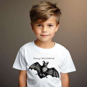 Camiseta Espeluznante murciélago volador Halloween