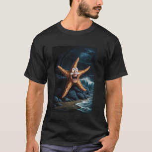 Camiseta Espeluznante océano estrepitoso de Halloween bajo 