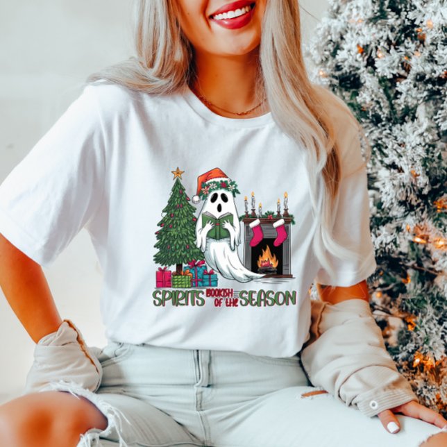 Camiseta espeluznante para Navidades de libros (Subido por el creador)