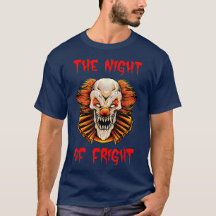 Camiseta Espeluznante Payaso Halloween La Noche De Fright B