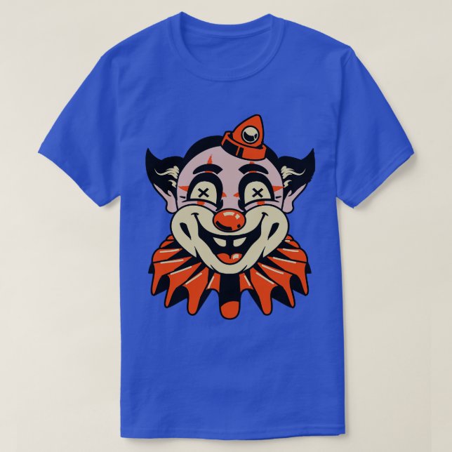 Camiseta Espeluznante Payaso Vintage Halloween (Diseño del anverso)