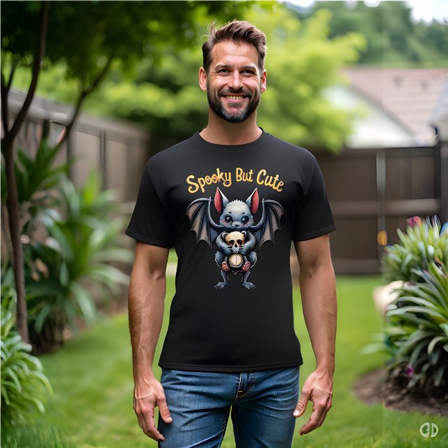Camiseta Espeluznante Pero Bat Gótico (Spooky But Cute Gothic T-Shirt )