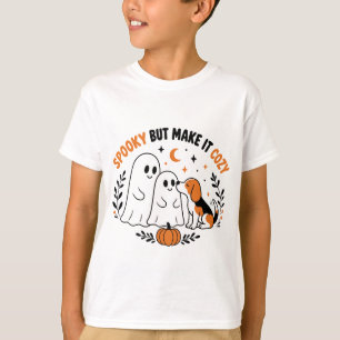 Camiseta Espeluznante Pero Hazlo Acogedor