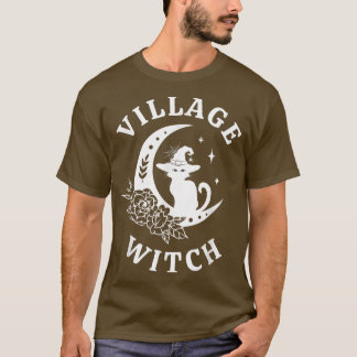 Camiseta Espeluznante traje de bruja de Cat Village para Ha