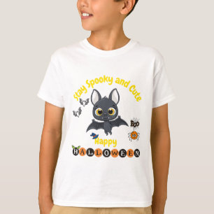 Camiseta Espeluznante Y Cuidadosa Bat De Halloween