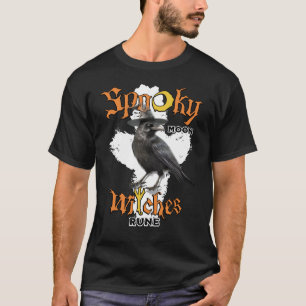 Camiseta Espeluznantes brujas lunares Algiz Corre el cuervo
