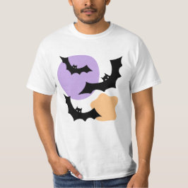 Camiseta Espeluznantes murciélagos voladores negros disfrac