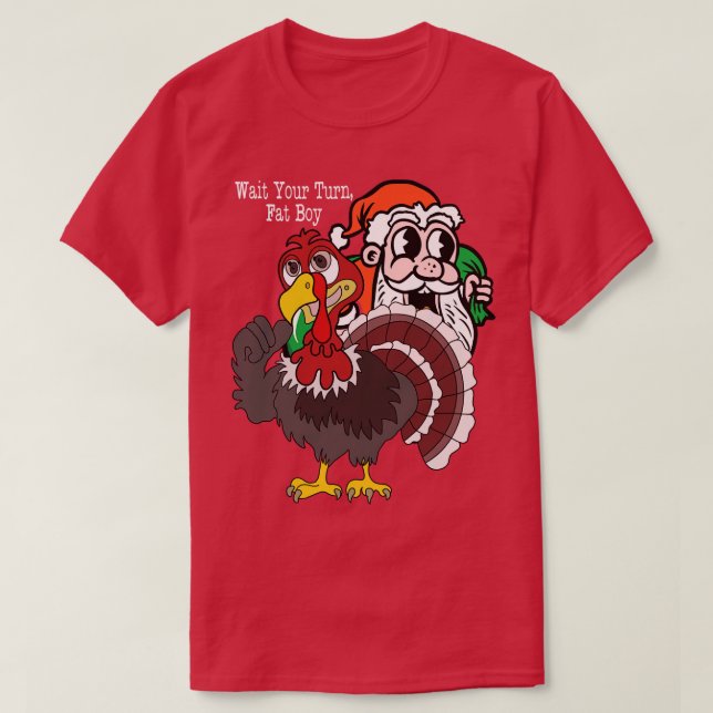 Camiseta Espera a que te hagas el chico gordo (Diseño del anverso)