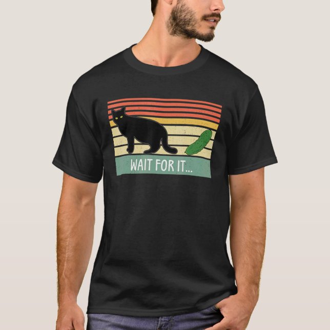 Camiseta Espera Cat Cumcomber Pickle Para Gato (Anverso)