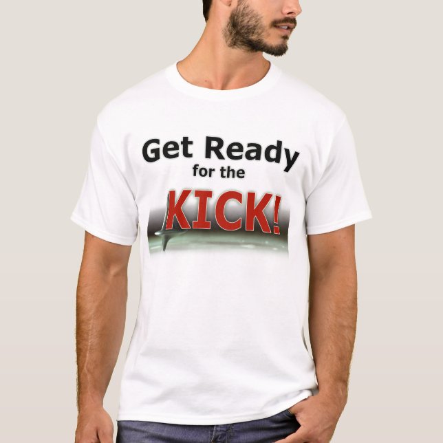 Camiseta ¡Espera para el retroceso! (Anverso)