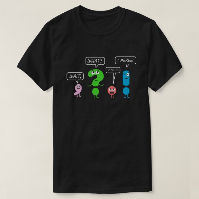 Camiseta Espera qué regalo divertido del profesor de puntua (Diseño del anverso)