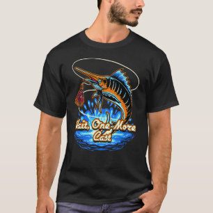 Camiseta Espera una captura más Pasatiempo de agua dulce Ho