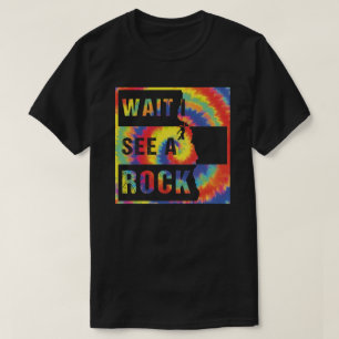 Camiseta Espera, veo a un geólogo de rock geológico