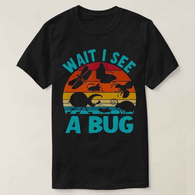Camiseta Espera, veo un error (Diseño del anverso)