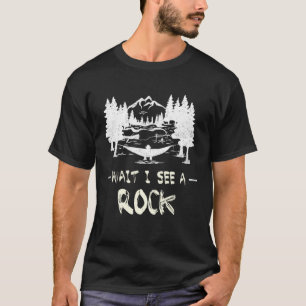 Camiseta Espera, Veo Un Geólogo De Geología De Las Prendas 