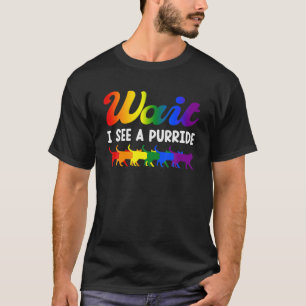 Camiseta Espera, Veo Un Purride, Desfile Del Orgullo Gay, C