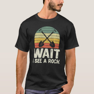 Camiseta Espera Veo Un Vintage De Ciencia Geóloga Retro Roc