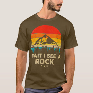 Camiseta Espera Veo Una Idea De Regalo Geólogo Gracioso De 