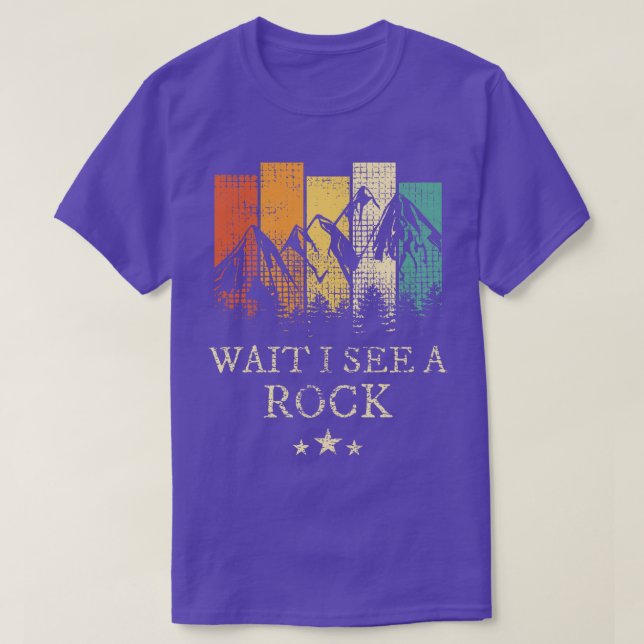 Camiseta Espera, veo una roca 1 (Diseño del anverso)