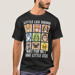 Camiseta Espérame Tengo Piernas Pequeñas Squad Animal Diver