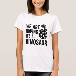 Camiseta Esperamos que sea un dinosaurio